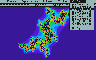 Fractal Chaos atari screenshot